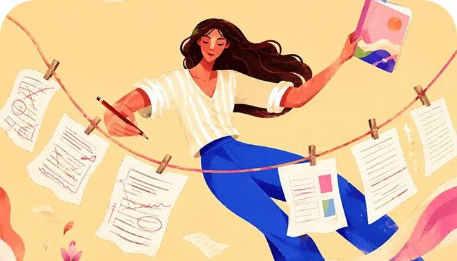 Strategic storytelling and personal brand illustration