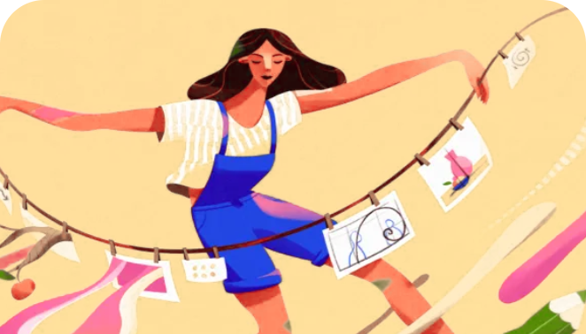Strategic storytelling and personal brand illustration