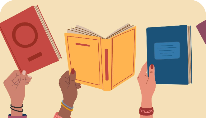 Published brand and books illustration